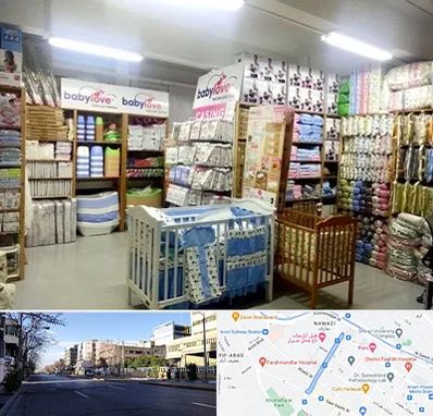 عمده فروشی لباس نوزاد در خیابان ملاصدرا شیراز