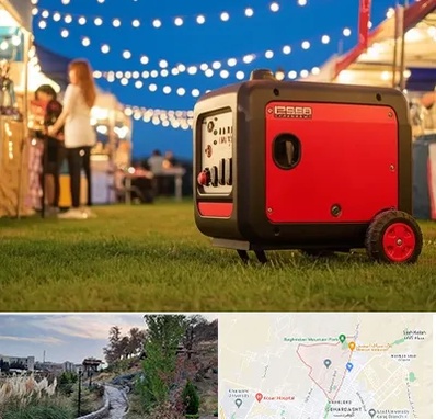 موتور برق در باغستان کرج 