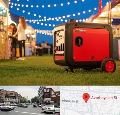 موتور برق در خیابان آذربایجان 