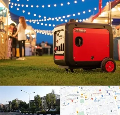 موتور برق در میدان کاج 