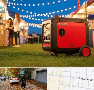 موتور برق در خیابان فلسطین