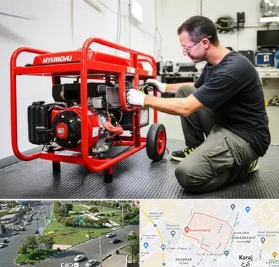 نمایندگی موتور برق هیوندای در شاهین ویلا کرج 