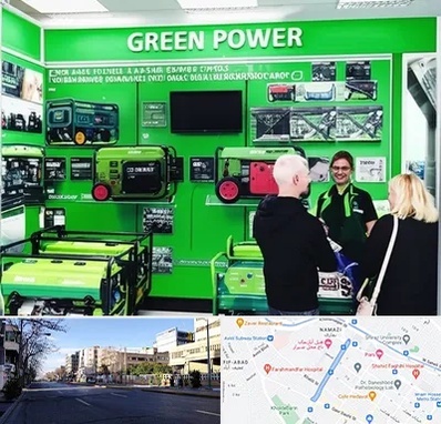 نمایندگی موتور برق گرین پاور در خیابان ملاصدرا شیراز 