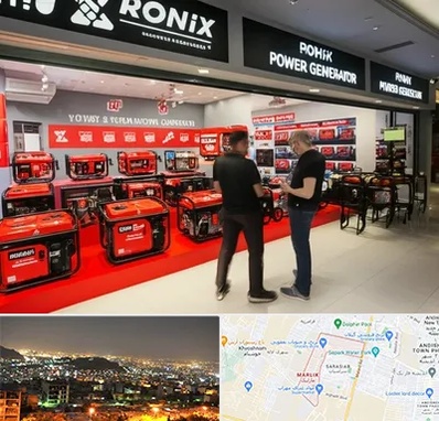 نمایندگی موتور برق رونیکس در مارلیک کرج 