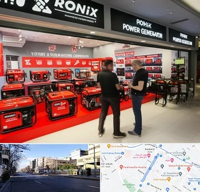 نمایندگی موتور برق رونیکس در خیابان ملاصدرا شیراز 