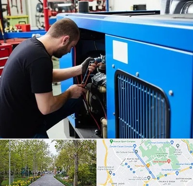 فروش موتور برق گازی در قدوسی غربی شیراز 