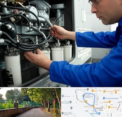 تعمیر دیزل ژنراتور در فلکه گاز رشت 