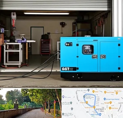 اجاره دیزل ژنراتور در فلکه گاز رشت 