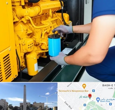 قطعات یدکی دیزل ژنراتور در فلکه گاز شیراز 
