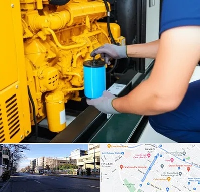 قطعات یدکی دیزل ژنراتور در خیابان ملاصدرا شیراز 