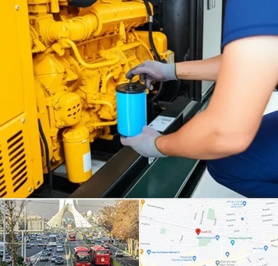 قطعات یدکی دیزل ژنراتور در خیابان آزادی