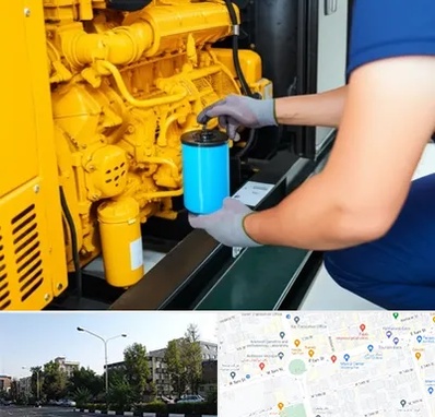 قطعات یدکی دیزل ژنراتور در میدان کاج