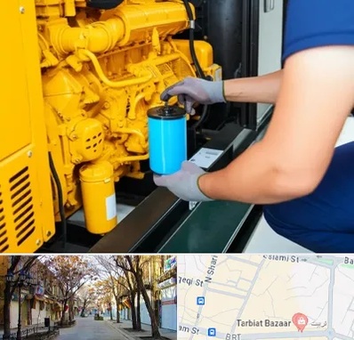 قطعات یدکی دیزل ژنراتور در تربیت تبریز 