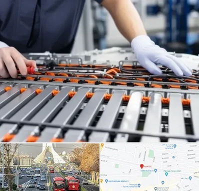 باتری لیتیومی در خیابان آزادی 