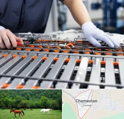 باتری لیتیومی در چمستان