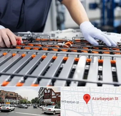 باتری لیتیومی در خیابان آذربایجان