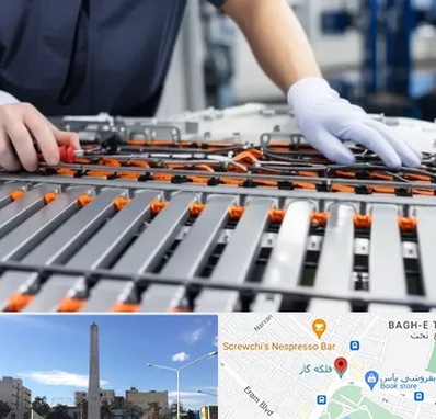 باتری لیتیومی در فلکه گاز شیراز 