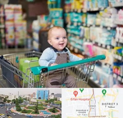 تولیدی لباس نوزاد در ونک تهران