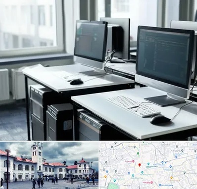 باتری برق اضطراری در میدان شهرداری رشت 