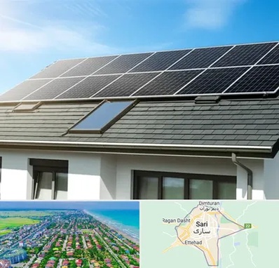 پنل خورشیدی در ساری