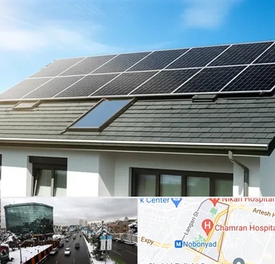 پنل خورشیدی در اقدسیه 