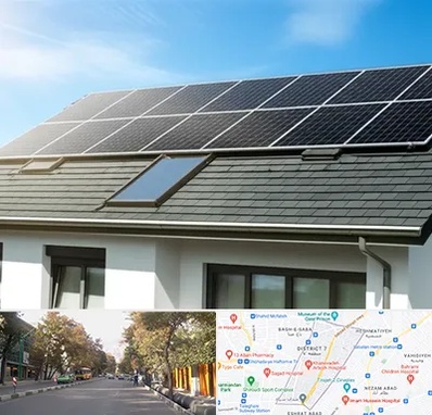 پنل خورشیدی در شریعتی 