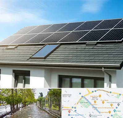 پنل خورشیدی در خیابان ارم شیراز 