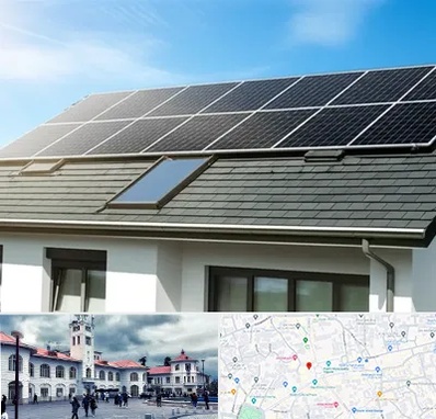 پنل خورشیدی در میدان شهرداری رشت 