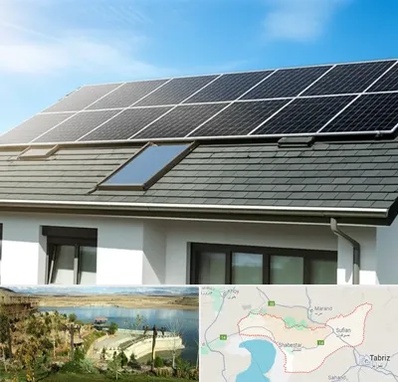 پنل خورشیدی در شبستر
