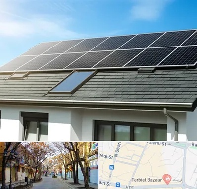 پنل خورشیدی در تربیت تبریز 