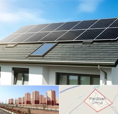پنل خورشیدی در پردیسان قم 