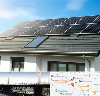 پنل خورشیدی در پارک وی 