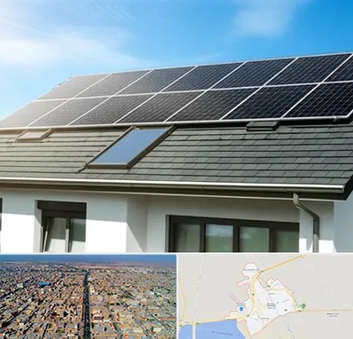 پنل خورشیدی در بندر ماهشهر