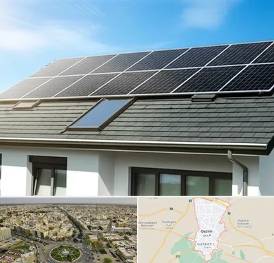 پنل خورشیدی در قزوین