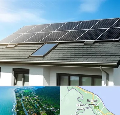 پنل خورشیدی در رامسر