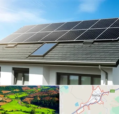 پنل خورشیدی در نکا