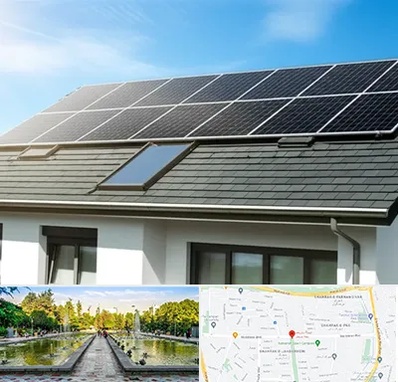 پنل خورشیدی در سرسبز 