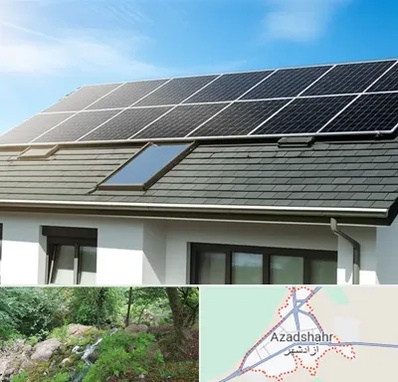 پنل خورشیدی در آزادشهر