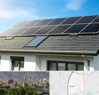 پنل خورشیدی در جمشیدیه 