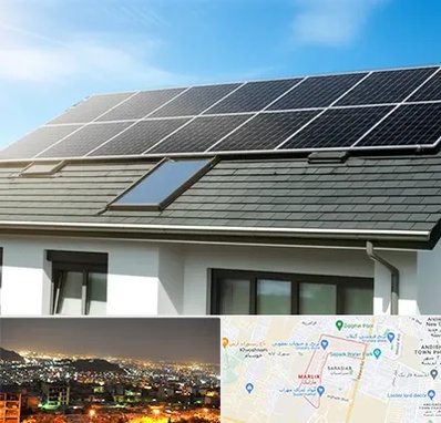 پنل خورشیدی در مارلیک کرج 