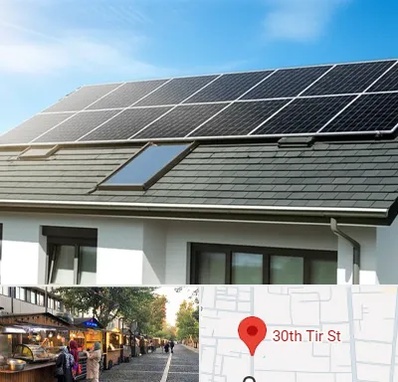 پنل خورشیدی در سی تیر