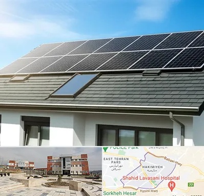 پنل خورشیدی در حکیمیه 