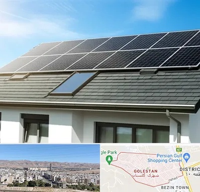 پنل خورشیدی در شهرک گلستان شیراز 
