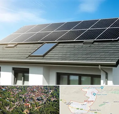 پنل خورشیدی در دماوند