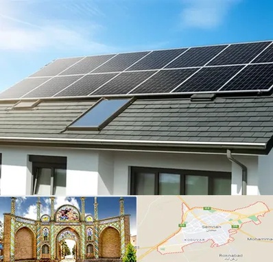 پنل خورشیدی در سمنان