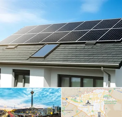 پنل خورشیدی در تهران