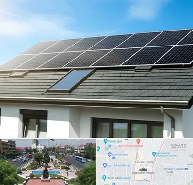 پنل خورشیدی در بهارستان 