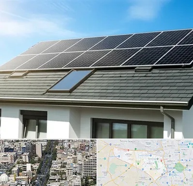 پنل خورشیدی در منطقه 18 تهران 