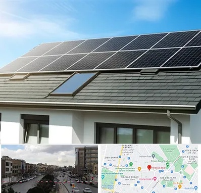 پنل خورشیدی در بلوار فردوسی مشهد 