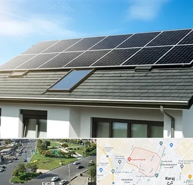 پنل خورشیدی در شاهین ویلا کرج 